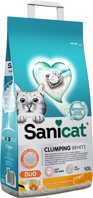 Наполнитель для туалета Sanicat Clumping White Duo - фото