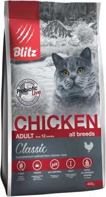 Сухой корм для кошек Blitz Pets Adult Cats Chicken - фото