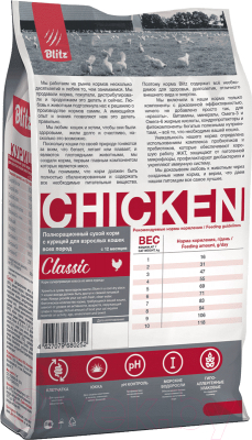 Сухой корм для кошек Blitz Pets Adult Cats Chicken