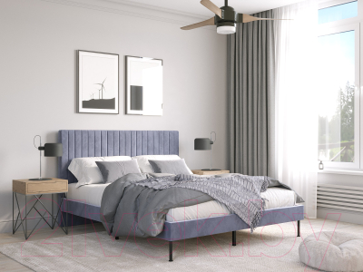 Полуторная кровать НК Мебель Novel 140x200 / 26011198