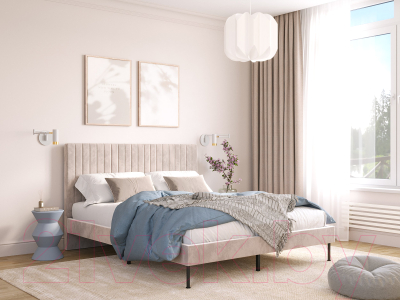 Двуспальная кровать НК Мебель Novel 160x200 / 26011193