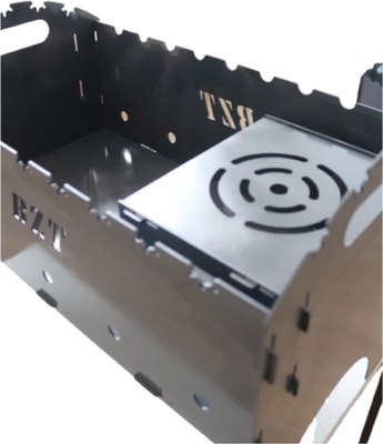 Мангал BZT Maxi с полкой