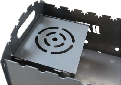 Мангал BZT Mini с полкой