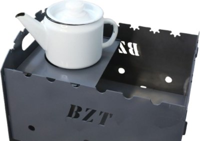 Мангал BZT Mini с полкой