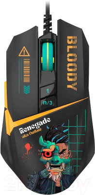 Мышь A4Tech Bloody W63 Max Renegade - фото