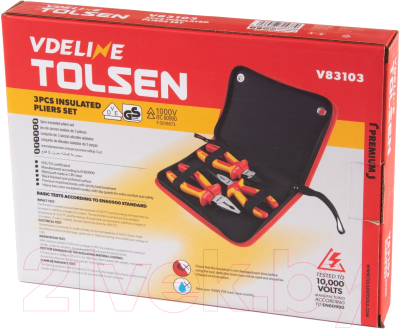 Набор губцевого инструмента Tolsen TTV83103 