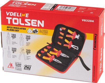 Набор губцевого инструмента Tolsen TTV83204 