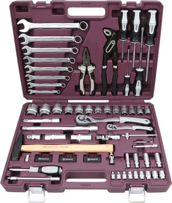 Универсальный набор инструментов Thorvik TS077/12 - фото