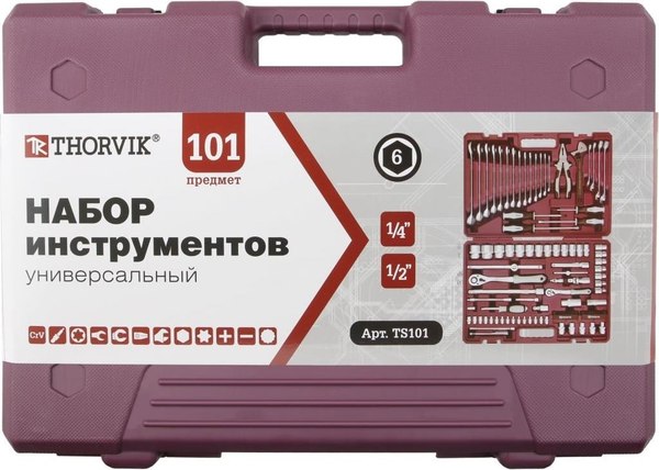 Универсальный набор инструментов Thorvik TS101 