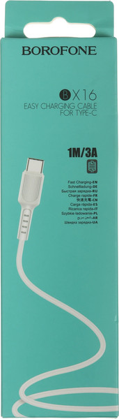 Кабель Borofone BX16 USB (m)-Type-C - фото