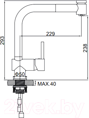 Смеситель Ledeme L6055