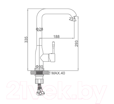 Смеситель Ledeme L4698D