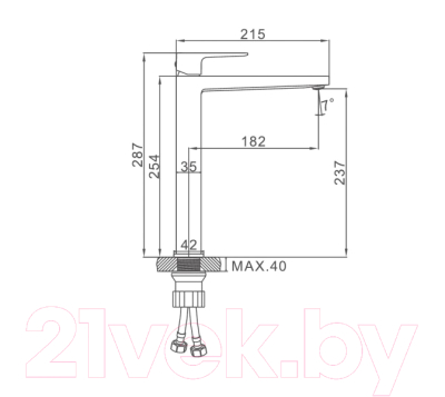 Смеситель Ledeme L1173B