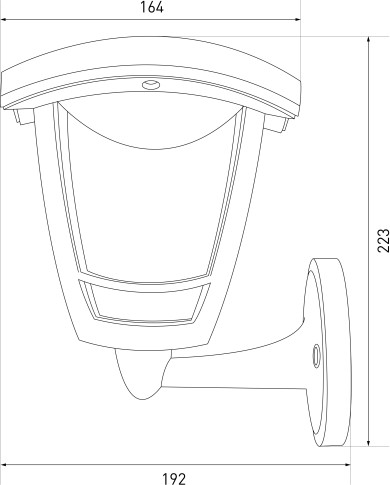 Бра уличное ЭРА ДБУ 07-8-001 / Б0064217