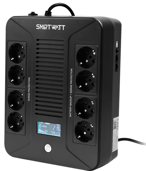 ИБП SmartWatt UPS Safe Pro LCD 600