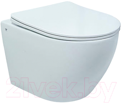 Унитаз подвесной Deante Up Uno VSS01101B с крышкой Slim Soft-Close - фото