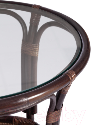 Комплект садовой мебели Tetchair Pelangi 02/15 4 кресла с подушками (грецкий орех)