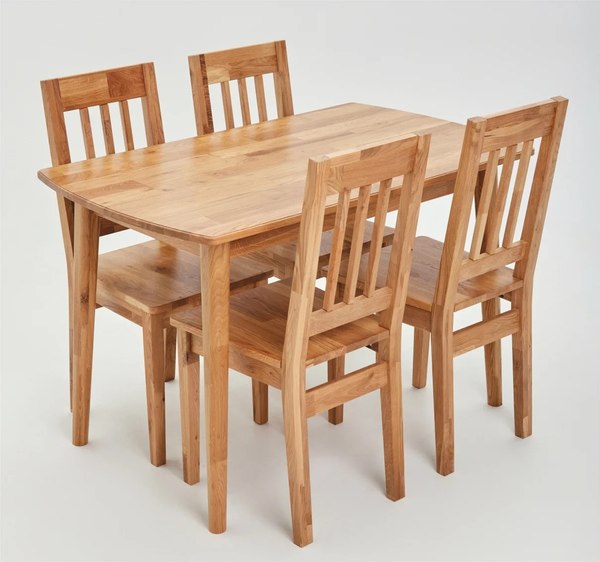 Обеденный стол Белдревизделие Монте Кристо 120x70x75 дубовый