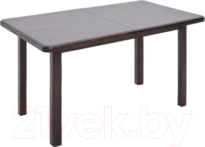 Обеденный стол Белдревизделие Бертран 120-160x70x75 дубовый (венге) - фото