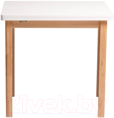 Обеденный стол Белдревизделие Вильфор 80x60-120x75 дубовый - фото