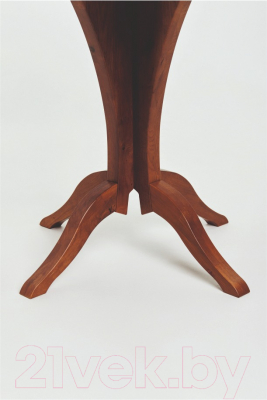 Обеденный стол Белдревизделие Кадрус 100-140x100x75 дубовый (орех)