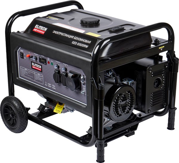 Бензиновый генератор Elitech GES 6500RW (204667)