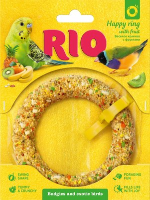 Лакомство для птиц Mealberry RIO Веселое колечко для волнистых попугаев и экзотов - фото