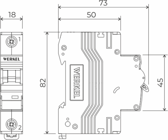 Выключатель автоматический Werkel W901P254