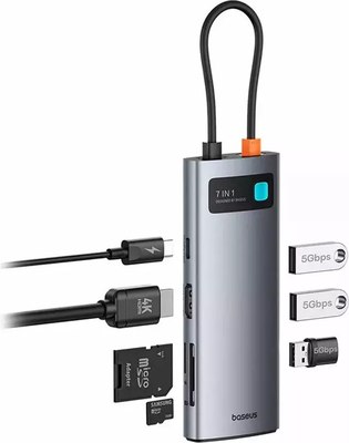 Док-станция для ноутбука Baseus Metal Gleam Series / B00030708811-00