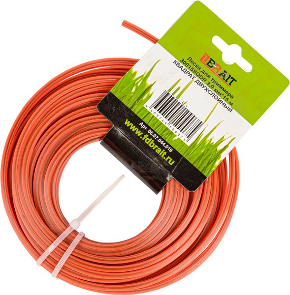 Леска для триммера Brait BR 3.0x15 / 30015 SQDP - фото