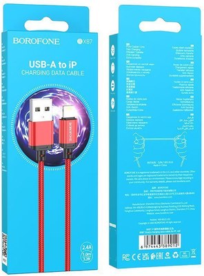 Кабель Borofone BX87 Lightning
