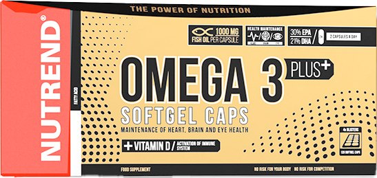 Жирные кислоты Nutrend Омега 3 Plus - фото
