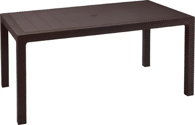 Стол пластиковый Keter Melody / 255812 (коричневый) - фото