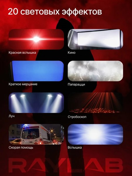 Осветитель студийный RayLab RL-40RGB-S