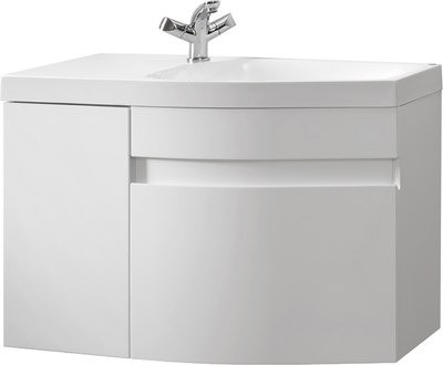 Тумба под умывальник Belux Токио НП 80-01 (1, белый глянцевый) - фото