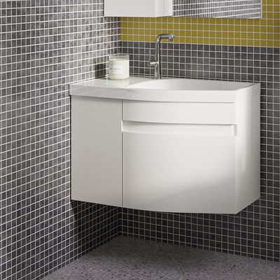 Тумба под умывальник Belux Токио НП 80-01 (1, белый глянцевый)