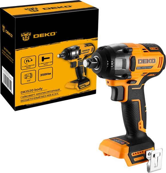 Аккумуляторный гайковерт Deko DKIS20 / 063-4450 - фото