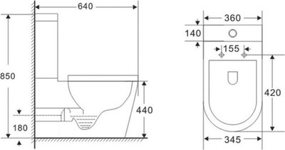 Унитаз напольный Grossman GR-4479S