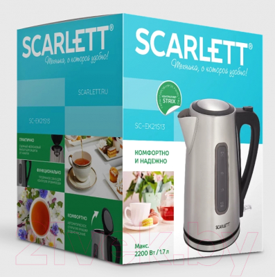 Электрочайник Scarlett SC-EK21S13