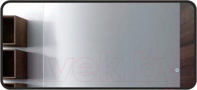 Зеркало Алмаз-Люкс Hanoi blaсk 11050s-6 - фото