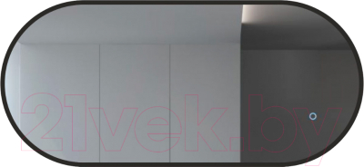 Зеркало Алмаз-Люкс Seoul black 11050s-6 - фото