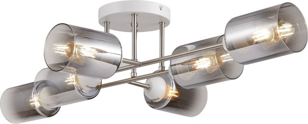 Люстра Mirastyle MD-8149/6 WH+SN - фото