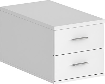 Тумба Norden Подвесная с 2 ящиками / SG.536.WH.WH - фото