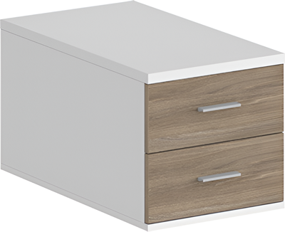 Тумба Norden Подвесная с 2 ящиками / SG.536.WH.OD - фото