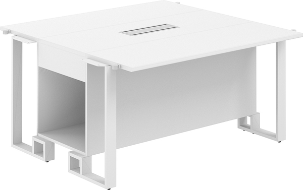 Стол для переговоров Norden 140x140x75 / SP.0104.WH.WH.WH - фото