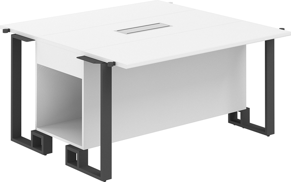 Стол для переговоров Norden 140x140x75 / SP.0104.WH.WH.AN - фото