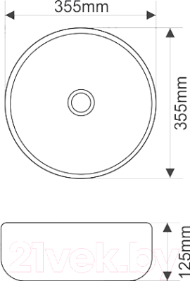 Умывальник Melana MLN-7078D