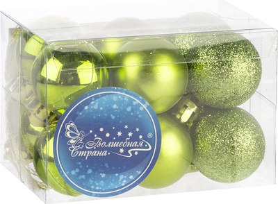 Набор шаров новогодних Волшебная страна SYQA-0123162-02 / 106312 - фото