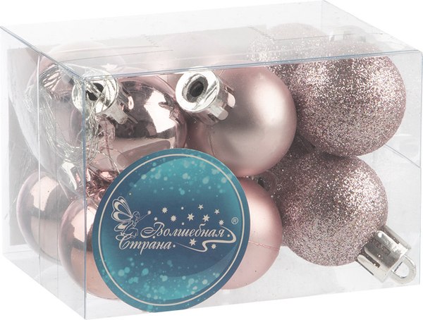 Набор шаров новогодних Волшебная страна SYQA-0123162-08 / 106318 - фото
