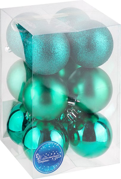 Набор шаров новогодних Волшебная страна SYQA-0123165-01 / 106320 - фото